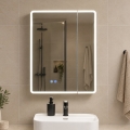BRILAGI - LED дзеркальна шафка для ванної кімнати з підсвічуванням BRONTE DOUBLE 60x75 cm