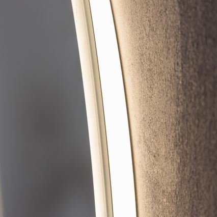 Brilagi - LED дзеркало для ванної з підігрівом CLARA ECO LED/12W/230V діаметром 60 см IP44 CRI 90, з регулюванням яскравості (димування) + CCT