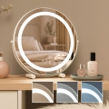 BRILAGI - LED-дзеркало для макіяжу CALIFORNIA, з регулюванням яскравості, LED/17W/230V 3000/4000/6500K, діаметр 42 см, біле