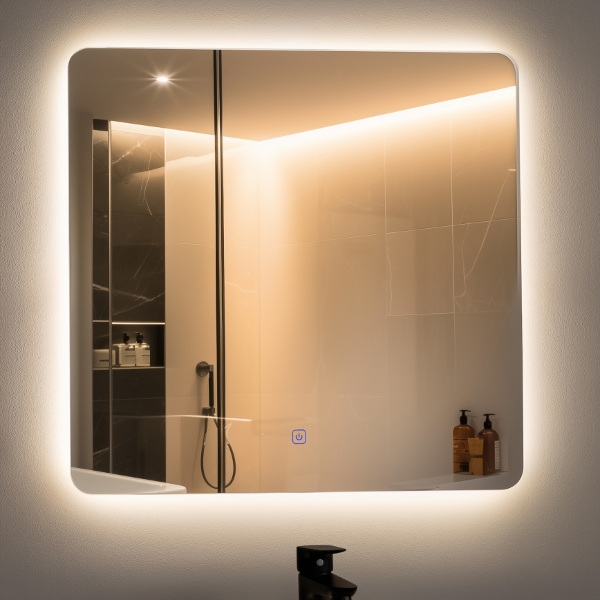 Brilagi - LED дзеркало для ванної COMO LED/24W/230V 60x60 см IP44 CRI 90 з регульованою яскравістю + CCT