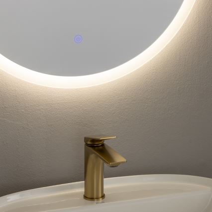 Brilagi - LED дзеркало для ванної кімнати CUNEO LED/19W/230V діам. 60 см IP44 CRI 90 димоване + CCT