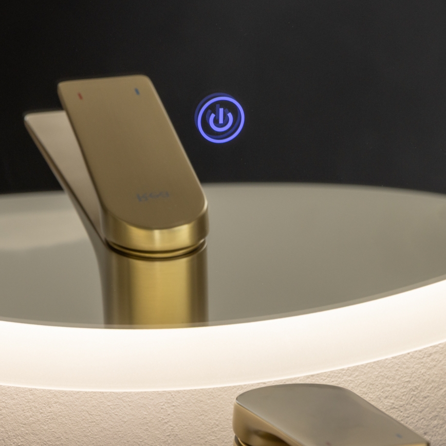 Brilagi - LED-дзеркало для ванної кімнати CUNEO LED/25W/230V діаметр 80 см IP44 CRI 90 з регулюванням яскравості + CCT