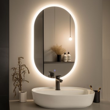 Brilagi - LED дзеркало для ванної LECCO LED/25W/230V 50x80 cm IP44 CRI 90 зі затемненням + CCT