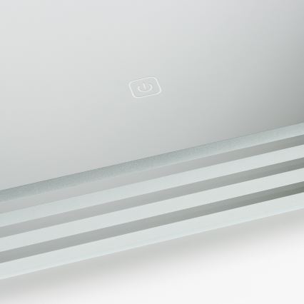 Brilagi - LED-дзеркало для ванної кімнати MELZO LED/28W/230V 60x80 cm IP44 CRI 90 з регульованою яскравістю + CCT