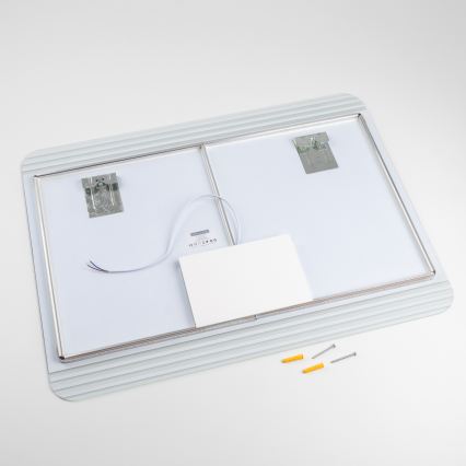 Brilagi - LED-дзеркало для ванної кімнати MELZO LED/28W/230V 60x80 cm IP44 CRI 90 з регульованою яскравістю + CCT
