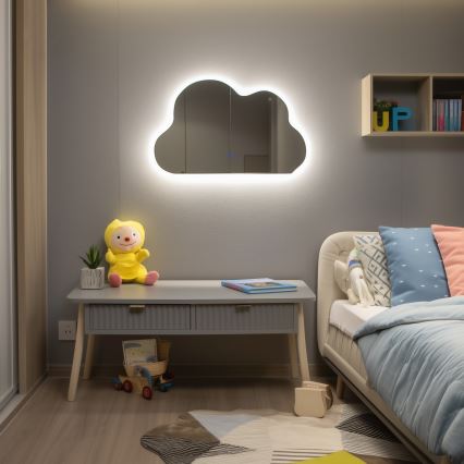 Brilagi - LED-дзеркало для ванної кімнати NUVOLA LED/19W/230V 37x60 cm IP44 CRI 90 з регулюванням яскравості + CCT