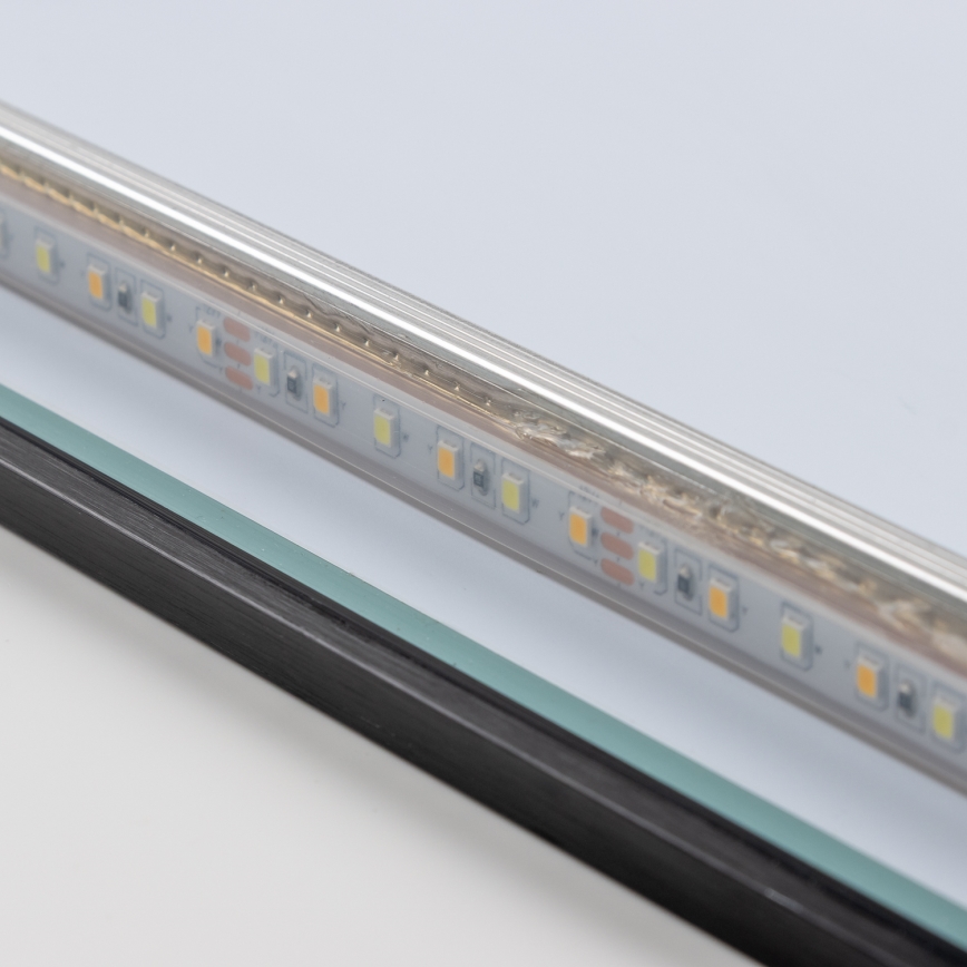 Brilagi - LED-дзеркало для ванної кімнати SUELLO LED/28W/230V 60x80 cm чорне IP44 CRI 90 з регулюванням яскравості + CCT