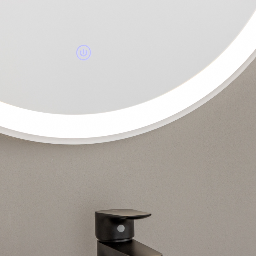 BRILAGI - LED дзеркало для ванної TORINO LED/19W/230V діам. 60 см сріблясте IP44 CRI 90 затемнюване + CCT