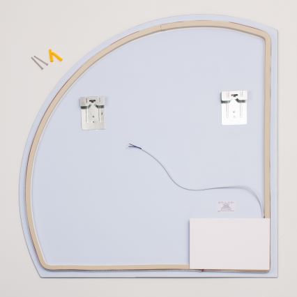 Brilagi - LED дзеркало для ванної QUARTIERE LED/25W/230V 70x75 см IP44 CRI 90, з регульованою яскравістю + CCT