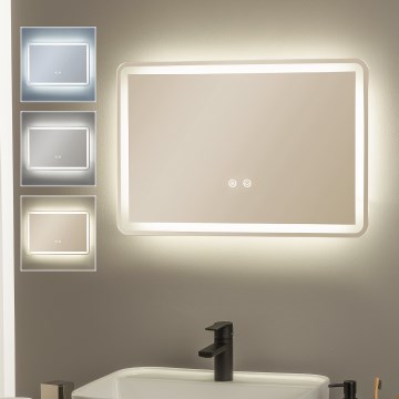Brilagi - LED дзеркало для ванної кімнати з підігрівом BELLA LED/12W/230V 40x60 cm IP44 CRI 90 з регулюванням яскравості + CCT