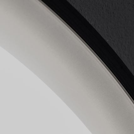 Brilagi - LED-дзеркало для ванної з підігрівом і регульованою підсвіткою ALU PRO LED/18W/230V діаметром 60 см 3000/4000/6500K IP44 чорне