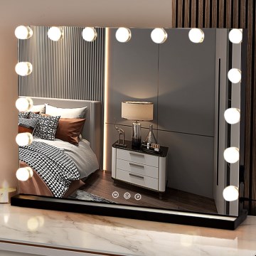 Brilagi - LED Дзеркало з регулюванням яскравості make-up HOLLYWOOD LED/15W/230V 3000/4000/6500K