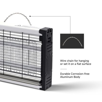 Brilagi - LED електрична пастка для комах UV 2×LED/5W/230V, до 70 м²