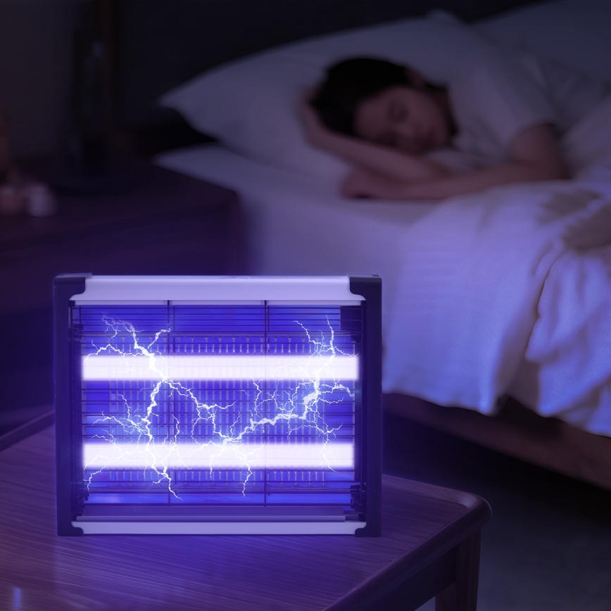 Brilagi - LED електрична пастка для комах УФ 2×LED/2W/230V, до 20 м²