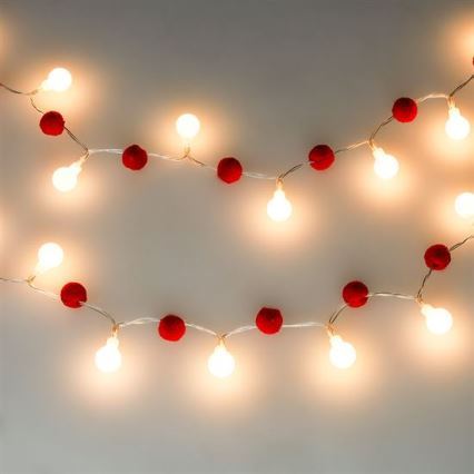 Brilagi - LED  гирлянда 20xLED/2xAA 1,8m тёплый белый
