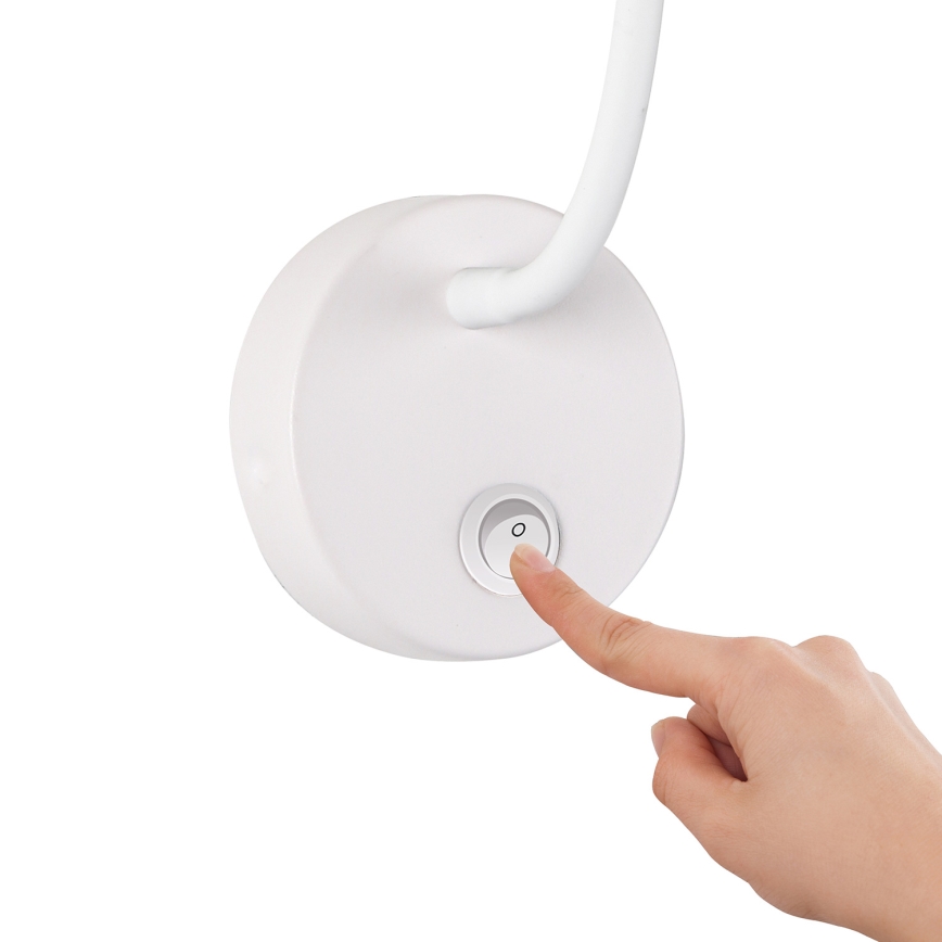 Brilagi - LED Гнучка настінна лампа MAYA LED/3W/230V 4000K білий/золотий