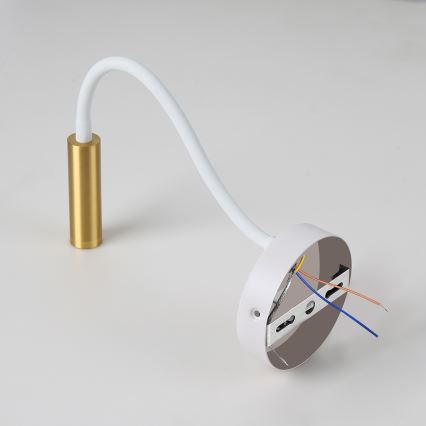 Brilagi - LED Гнучка настінна лампа з регулюванням яскравості MAYA 1xG9/4W/230V білий/золотистий 2700-6500K Wi-Fi Tuya