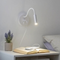 Brilagi - LED Гнучка настінна лампа з USB-портом MAYA LED/3W/230V 4000K білий