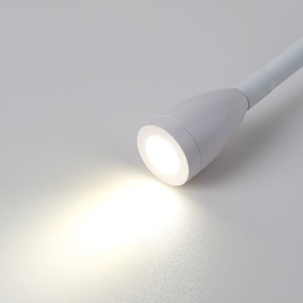 BRILAGI - Світлодіодна гнучка настінна лампа MAYA DOUBLE LED/4W/230V + LED/3W біла