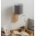 Brilagi - LED гнучкий настінний світильник NUBILA WOOD 1xE27/25W/230V + LED/3W дуб/білий/світло-сірий