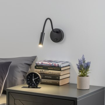 Brilagi - LED Гнучка настінна лампа MAYA LED/3W/230V 4000K чорний