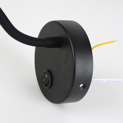 Brilagi - LED Гнучка настінна лампа MAYA LED/3W/230V 4000K чорний