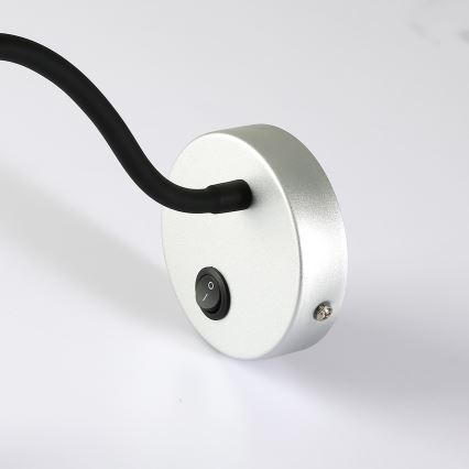 Brilagi - LED Гнучка настінна лампа MAYA LED/3W/230V 4000K срібний