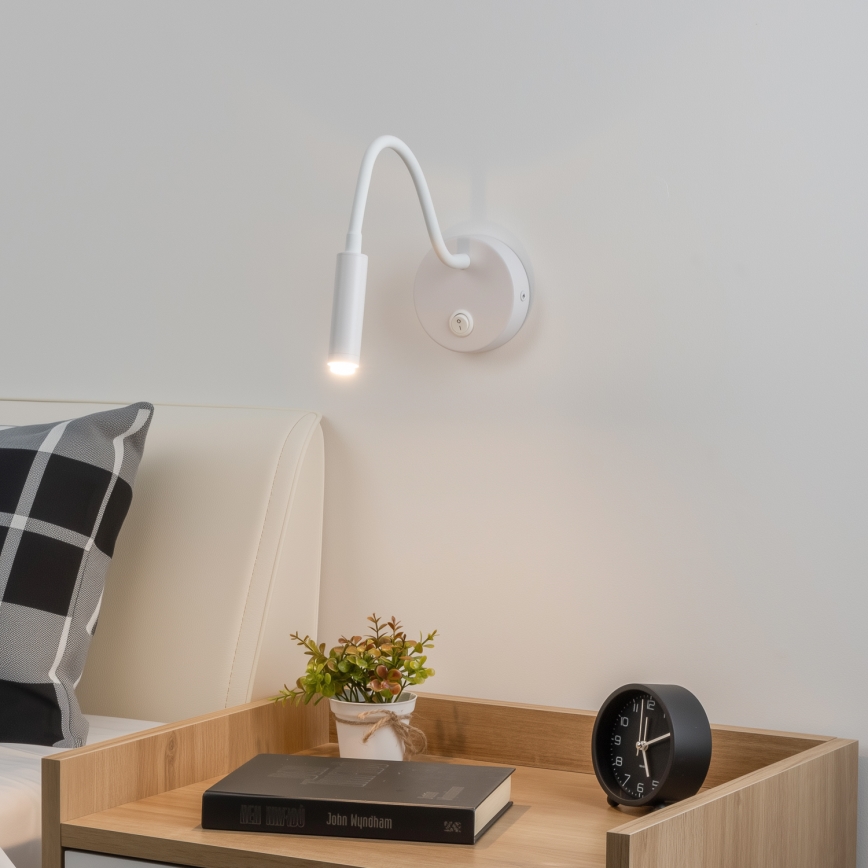 Brilagi - LED Гнучка настінна лампа з регулюванням яскравості MAYA 1xG9/4W/230V білий 2700-6500K Wi-Fi Tuya