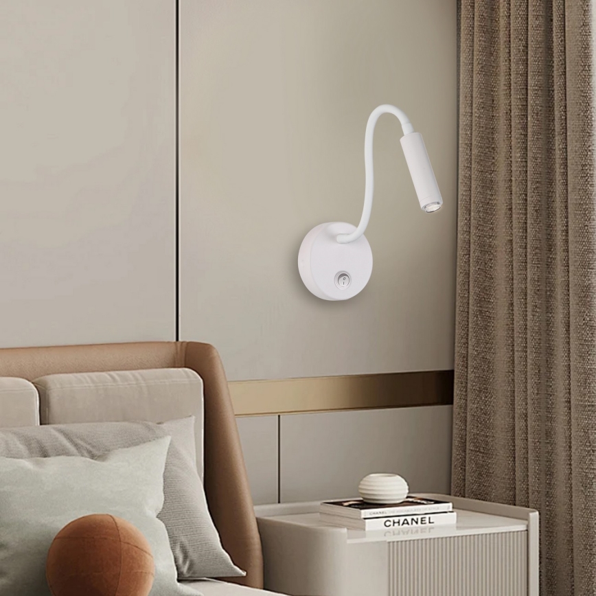 Brilagi - LED Гнучка настінна лампа з регулюванням яскравості MAYA 1xG9/4W/230V білий 2700-6500K Wi-Fi Tuya