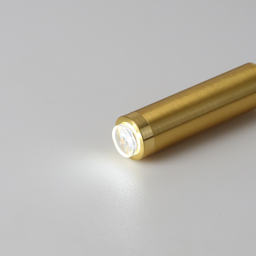 Brilagi - LED Гнучка настінна лампа з регулюванням яскравості MAYA 1xG9/4W/230V білий/золотистий 2700-6500K Wi-Fi Tuya