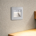 Brilagi - LED лестничный светильник с датчиком STEP LIGHT LED/1,5 Вт/230 В IP44 серебристый