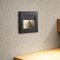 Brilagi - LED лестничный светильник STEP LIGHT LED/1,5 Вт/230 В IP44 черный