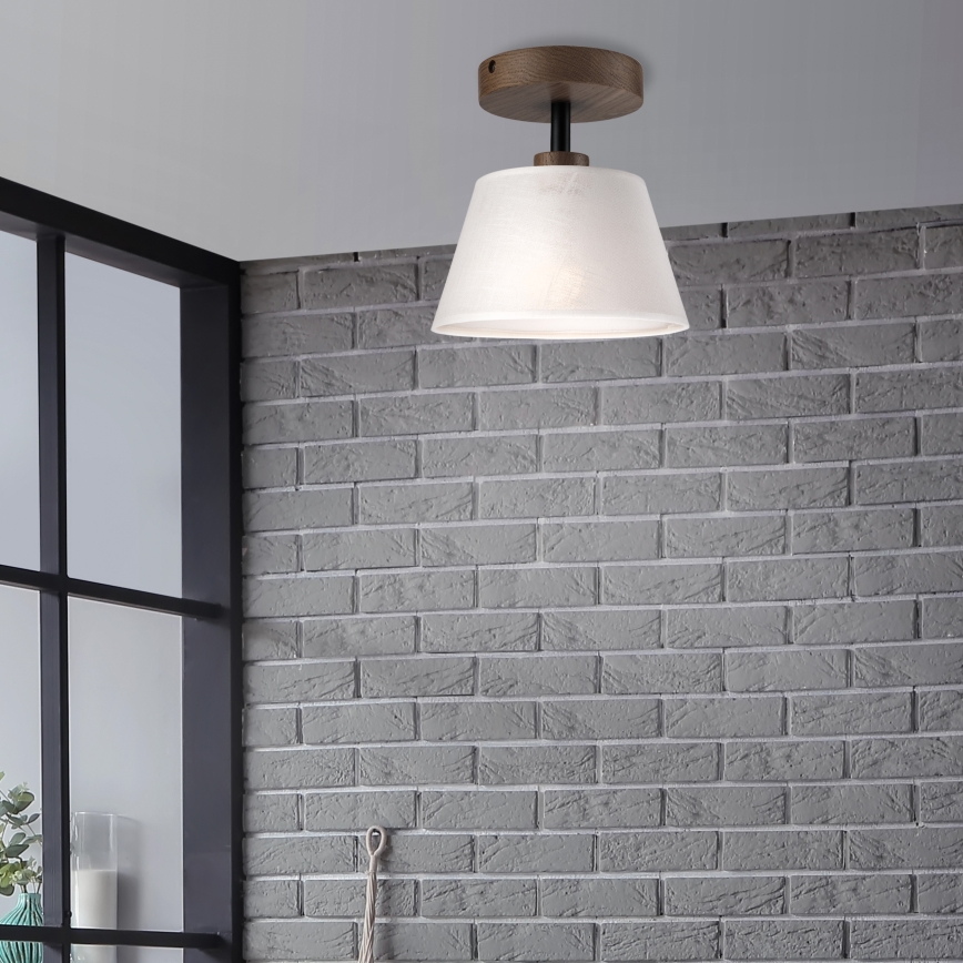 Brilagi - LED Накладна люстра ANTHONY 1xE14/60W/230V дуб горіх/білий