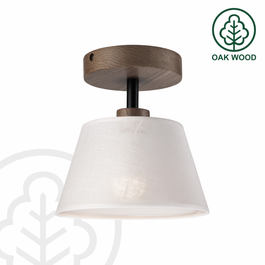 Brilagi - LED Накладна люстра ANTHONY 1xE14/60W/230V дуб горіх/білий