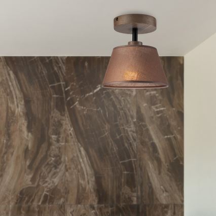 Brilagi - LED Накладна люстра ANTHONY 1xE14/60W/230V дуб горіх/коричневий