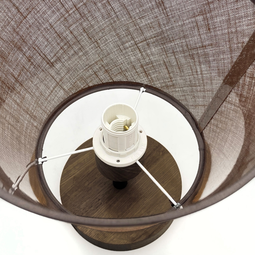 Brilagi - LED Накладна люстра ANTHONY 1xE14/60W/230V дуб горіх/коричневий