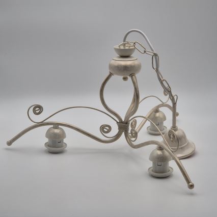 Brilagi - LED люстра на цепи ANTICO 3xE27/60W/230V 3000K белая патина