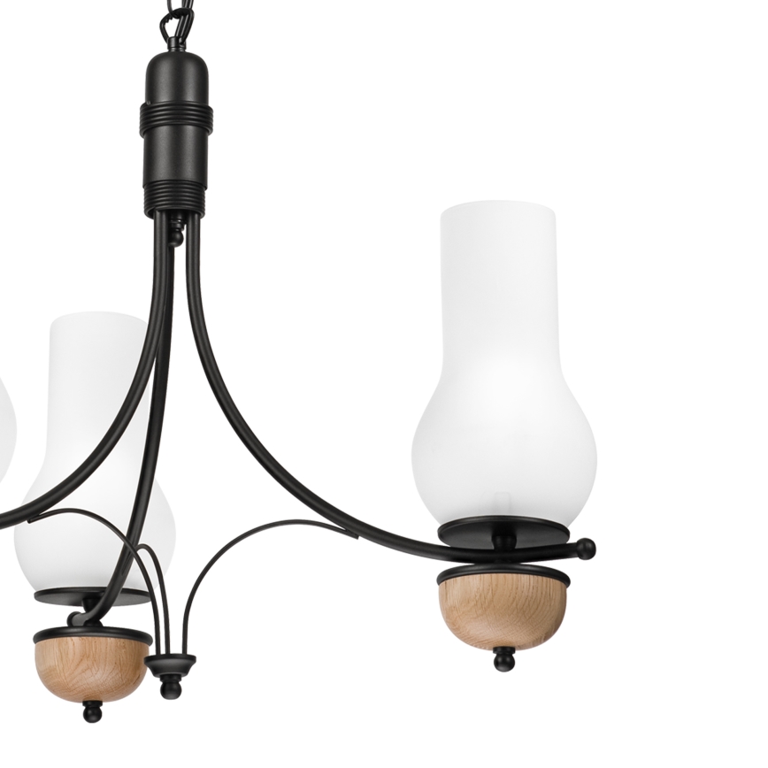 Brilagi - LED Люстра на цепи COTTAGE 3xE14/40W/230V бук/белый