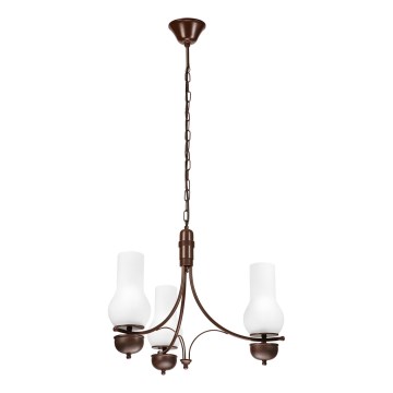 Brilagi - LED Люстра на цепи COTTAGE 3xE14/40W/230V дуб/белый