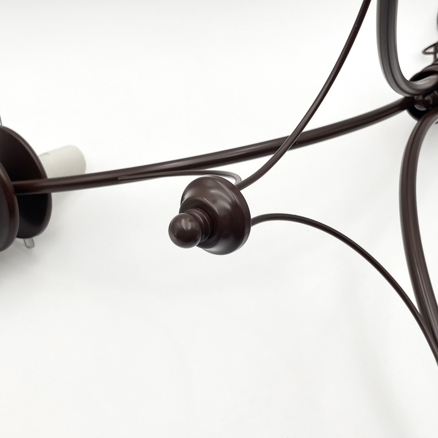 Brilagi - LED Люстра на цепи COTTAGE 3xE14/40W/230V дуб/коричневый