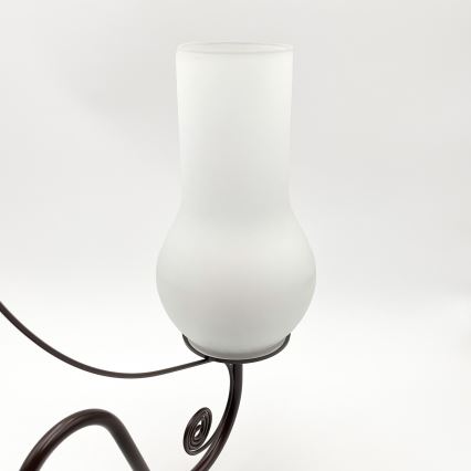 Brilagi - LED Люстра на цепи COTTAGE 3xE14/40W/230V коричневый/белый