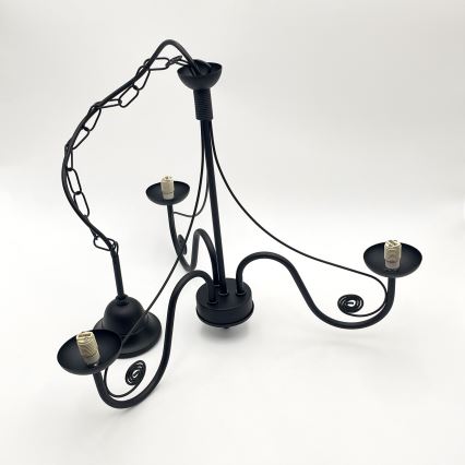 Brilagi - LED Люстра на цепи COTTAGE 3xG9/40W/230V черный/белый