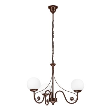 Brilagi - LED Люстра на цепи COTTAGE 3xG9/40W/230V коричневый/белый