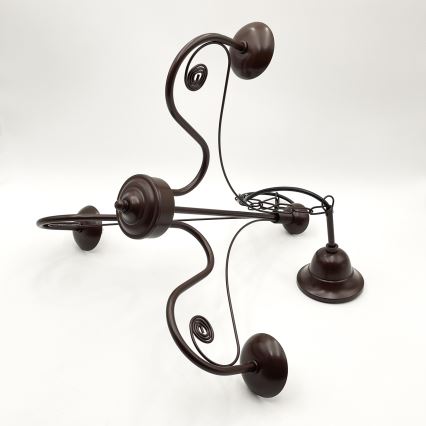 Brilagi - LED Люстра на цепи COTTAGE 3xG9/40W/230V коричневый/белый