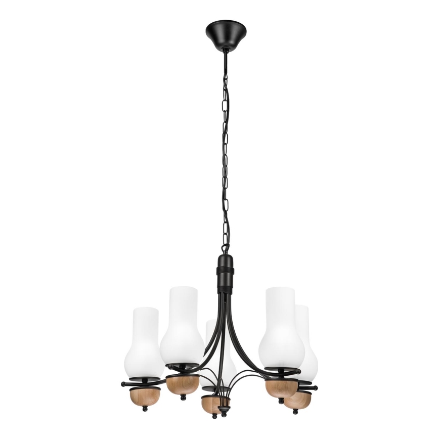Brilagi - LED Люстра на цепи COTTAGE 5xE14/40W/230V бук/белый