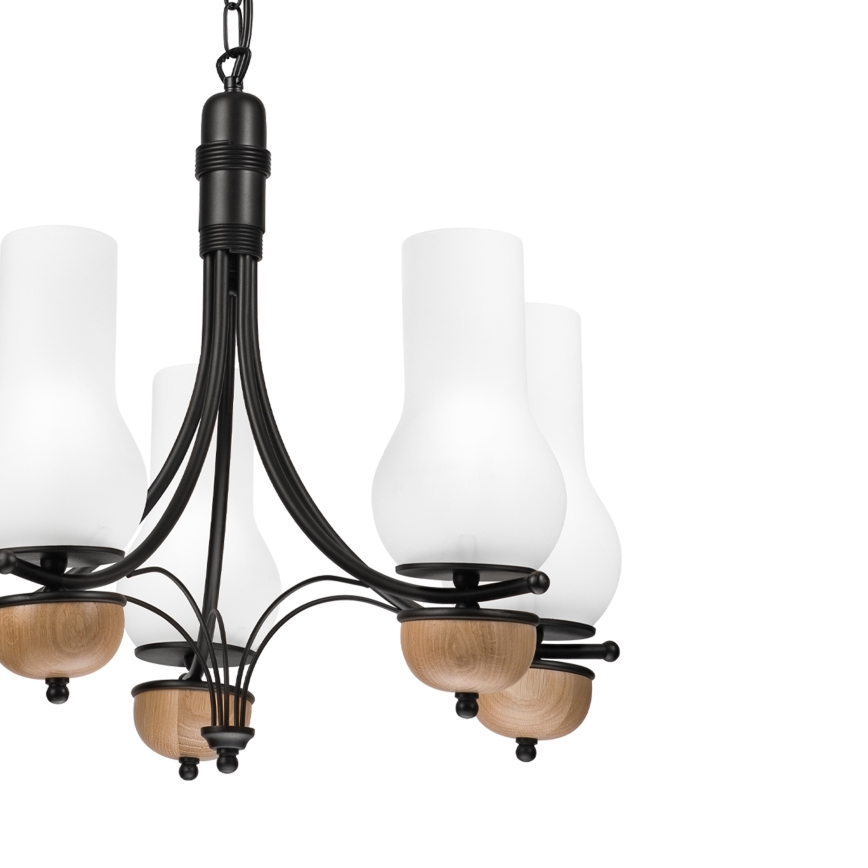 Brilagi - LED Люстра на цепи COTTAGE 5xE14/40W/230V бук/белый