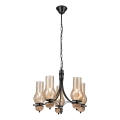 Brilagi - LED Люстра на цепи COTTAGE 5xE14/40W/230V бук/коричневый