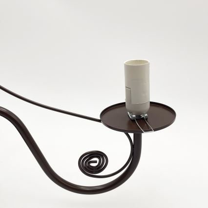 Brilagi - LED Люстра на цепи COTTAGE 5xE14/40W/230V коричневый/белый