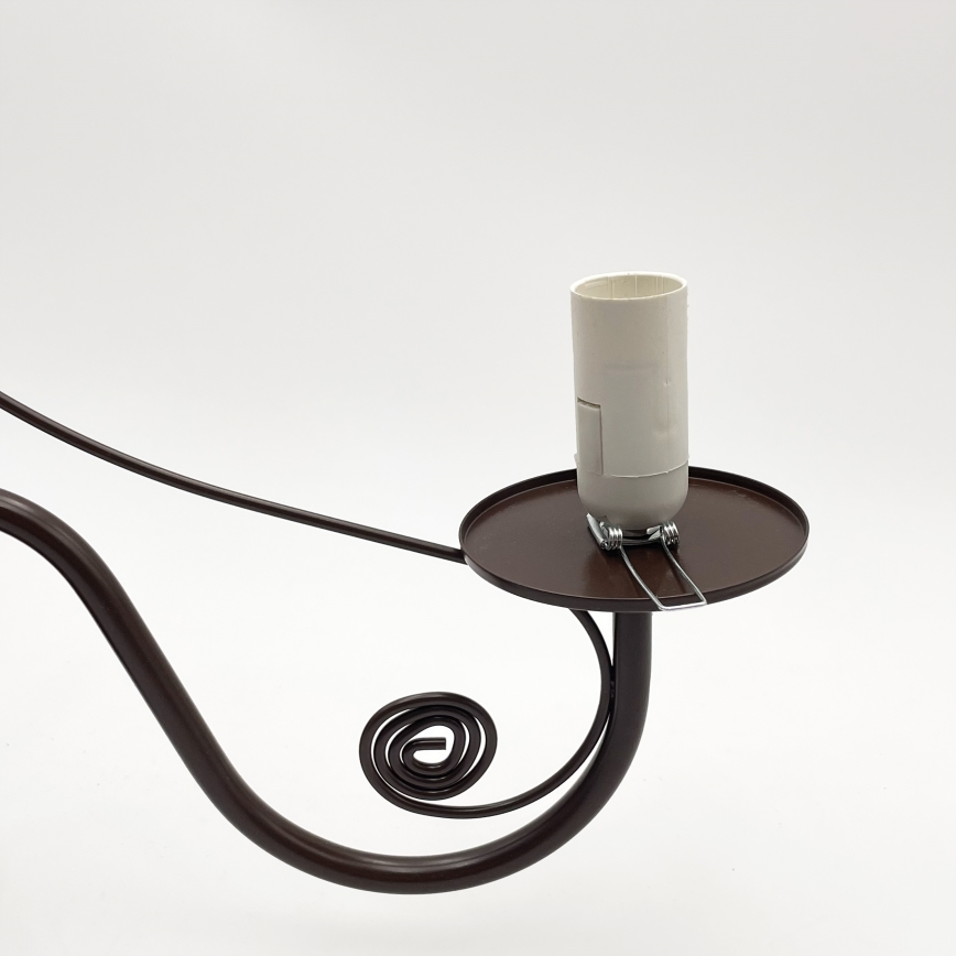 Brilagi - LED Люстра на цепи COTTAGE 5xE14/40W/230V коричневый/белый