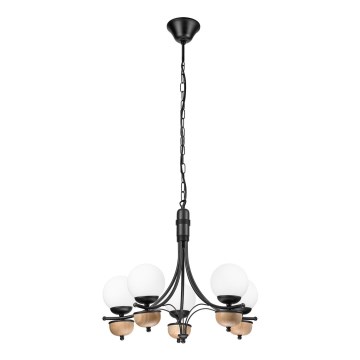 Brilagi - LED Люстра на цепи COTTAGE 5xG9/40W/230V бук/белый